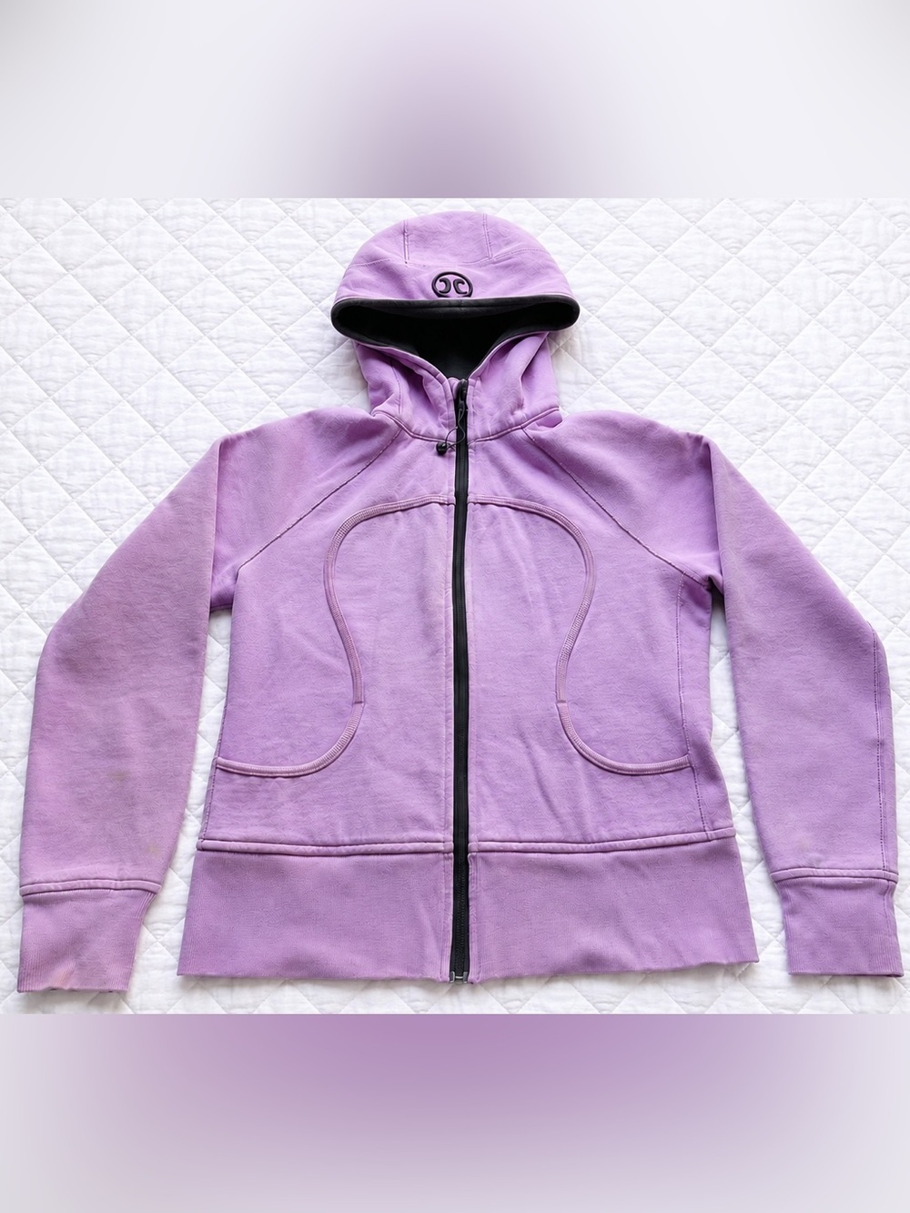 Lululemon Scuba Full Zip Hoodie Lavender Purple Size 10